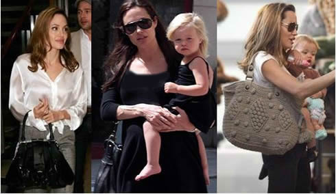Sacs  main: Les sacs  main de Angelina Jolie