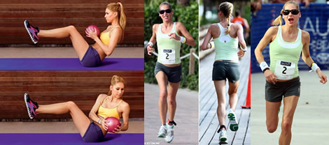 Exercices pour maigrir: Anna Kournikova