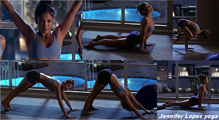 Exercices pour perdre poids: Jennifer Lopez et Yoga