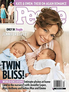 Rgime de star: Jennifer Lopez et jumeaux