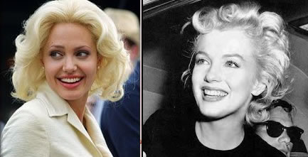 Clbrit qui imite Marilyn Monroe: Angelina Jolie