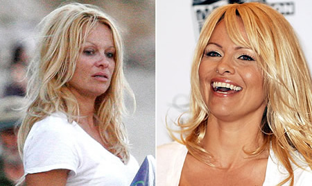 Stars sans maquillage : Pamela Anderson sans maquillage 
