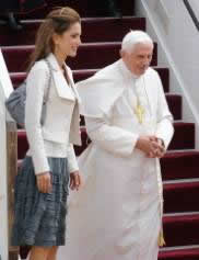 Look de star: Rania de Jordanie et Pape Benot XVI