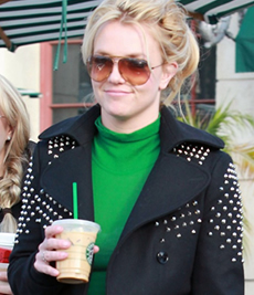 Clbrits Starbucks: Britney Spears et Starbucks